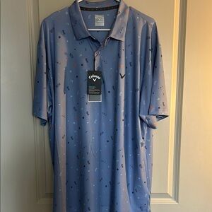 Callaway Blue Polo golf shirt XL